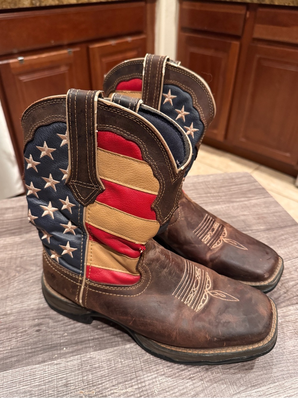 Durango Lady Rebel Patriotic Western Boots Womens 9